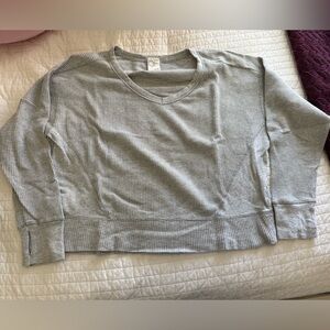 Aerie Gray Crop Top